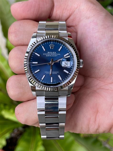 rolex datejust 36 blue dial jubilee bracelet unisex watch 126234-0017|Rolex Datejust 36 126234 .